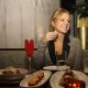 Ali Fedotowsky was spotted dining with her closest friends at the Lower East Side hot spot Beauty & Essex on February 2, 2011.
