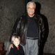 James Earl Jones poses with six year-old Max Page (star of Volkswagen’s Darth Vader themed Super Bowl commercial) backstage at “Driving Miss Daisy” on Broadway at the Golden Theatre in New York City on February 7, 2011 