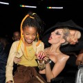 Willow Smith and Lady Gaga attend The 53rd Annual Grammy Awards held at Staples Center in Los Angeles on February 13, 2011 
