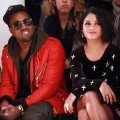 Kanye West and Vanessa Hudgens attend the Jeremy Scott Fall 2011 fashion show during Mercedes-Benz Fashion Week at Milk Studios in NYC, on February 16, 2011
