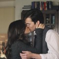 Aria (Lucy Hale) and Ezra (Ian Harding) on “Pretty Little Liars” on ABC Family, 2011