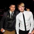 “Glee” stars Harry Shum Jr. and Chord Overstreet are spotted at Tao in Las Vegas on February 19, 2011 