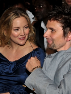 Kate Hudson and Muse rocker Matthew Bellamy attend The 53rd Annual Grammy Awards held at Staples Center on February 13, 2011 in Los Angeles