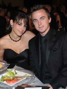 Frankie Muniz and Elycia Turnbow attend Celebrity Fight Night XVI at the JW Marriott Desert Ridge in Phoenix, March 20, 2010