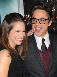 Susan Downey and Robert Downey Jr. arrive at the Los Angeles premiere of “Unknown” at the Mann Village Theater in Westwood, Calif. on February 16, 2011 