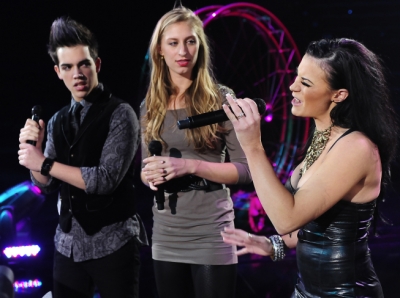 Contestants perform Beatles songs on the Cirque du Soleil LOVE stage airing on “American Idol” on FOX, Feb. 23, 2011 