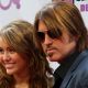 Miley Cyrus and Billy Ray Cyrus attend the German premiere of “Hannah Montana: The Movie” in Munich, Germany on April 25, 2009 