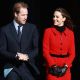 Prince William and Kate Middleton smile as they visit the University of St. Andrews in St Andrews, Scotland on February 25, 2011 