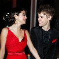 Selena Gomez and musician Justin Bieber attend the 2011 Vanity Fair Oscar Party Hosted by Graydon Carter at the Sunset Tower Hotel on February 27, 2011 in West Hollywood, California