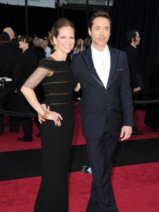 Robert Downey Jr. and wife Susan Downey arrive at the 83rd Annual Academy Awards held at the Kodak Theatre in Hollywood, Calif., on February 27, 2011
