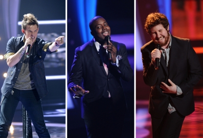 James Durbin, Jacob Lusk and Casey Abrams