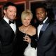 Hugh Jackman, Deborra-Lee Furness and 50 Cent attend the 2011 Vanity Fair Oscar Party Hosted by Graydon Carter at the Sunset Tower Hotel, West Hollywood, on February 27, 2011