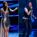 James Durbin and Pia Toscano perform on “American Idol” on March 9, 2011