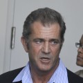 Mel Gibson leaves the Los Angeles Courthouse Airport branch after entering into a plea agreement on March 11, 2011