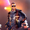 Usher rocks the stage during his concert at Mercedes-Benz Arena in Shanghai, China, on March 12, 2011 