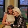 Joan and Melissa Rivers are all smiles on the set of Access Hollywood Live on March 15, 2011
