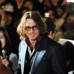Johnny Depp attends the Japan premiere of “The Tourist” at Roppongi Hills Arena in Tokyo on March 3, 2011