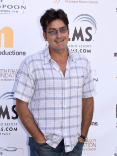 Charlie Sheen attends the Silver Spoon Emmy suite at Maloof Estate on September 17, 2009 in Beverly Hills