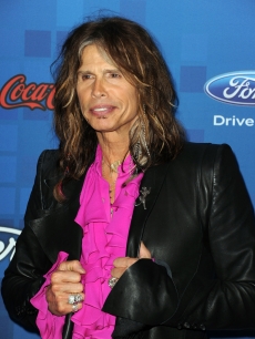 Steven Tyler steps out at FOX’s “American Idol” Finalist Party in Los Angeles on March 3, 2011