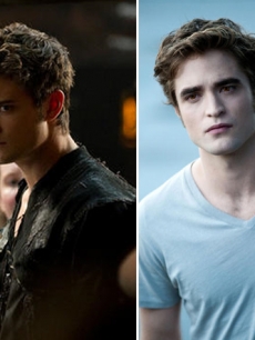 Shiloh Fernandez as Peter and Robert Pattison as Edward
