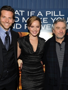 Bradley Cooper, Abbie Cornish and Robert De Niro attend Relativity Media’s world premiere of ‘Limitless’ presented by Deleon Tequila at Regal Union Square Theatre, Stadium 14 on March 8, 2011 in New York City.