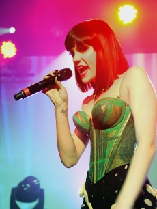 Jessie J performs on stage at Scala in London, England on January 17, 2011