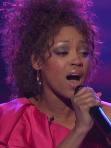 Ashthon Jones performs one final time on “American Idol” on March 10, 2011