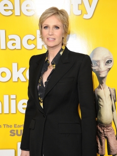 Jane Lynch arrives at the premiere of Universal Pictures’ “Paul” held at Grauman’s Chinese Theater in Hollywood, Calif. on March 14, 2011 