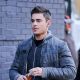 Zac Efron walks to the “New Year’s Eve” movie set at Chelsea Market, NYC, March 1, 2011