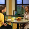 Former TLC member Chilli chats with Billy Bush and Kit Hoover on Access Hollywood Live on March 18, 2011