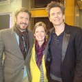 Glam Slam’s Ryan Patterson with John Taylor and Simon Le Bon of Duran Duran