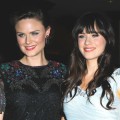Emily Deschanel and Zooey Deschanel arrive to the 24th Annual ASC Awards For Outstanding Achievement held at Hyatt Regency Century Plaza in Century City, Calif. on February 27, 2010 