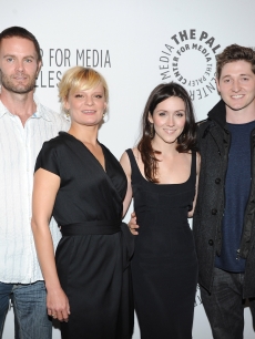 Garret Dillahunt, Martha Plimpton, Shannon Woodward and Lucas Neff attend the Paley Center for Media’s Paleyfest 2011 Event honoring “Raising Hope” at the Saban Theatre in Beverly Hills, Calif. on March 17, 2011 