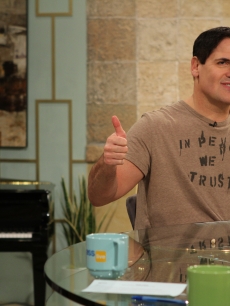 A thumbs up from Mark Cuban on Access Hollywood Live on March 22, 2011