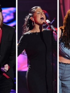 Casey Abrams, Pia Toscano, Naima Adedapo on “American Idol,” 2011
