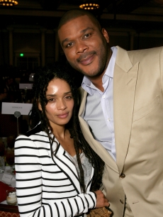 Lisa Bonet and Tyler Perry attend CinemaCon at Caesars Palace, Las Vegas, March 31, 2011