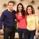 Billy Bush, Bethenny Frankel and Kit Hoover smile on Access Hollywood Live on March 25, 2011