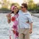 Greg Kinnear and Katie Holmes in “The Kennedys”