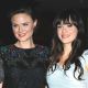 Emily Deschanel and Zooey Deschanel arrive to the 24th Annual ASC Awards For Outstanding Achievement held at Hyatt Regency Century Plaza in Century City, Calif. on February 27, 2010 