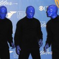 The Blue Man Group poses in the press room at the 37th Annual Daytime Entertainment Emmy Awards held at the Las Vegas Hilton in Las Vegas on June 27, 2010 