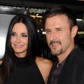 Courteney Cox and David Arquette are all smiles at the premiere of “Scream 4” held at Grauman’s Chinese Theatre in Hollywood, Calif. on April 11, 2011 