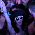 Katy Perry watches Sleigh Bells during Day 1 of the Coachella Valley Music & Arts Festival 2011 held at the Empire Polo Club in Indio, Calif. on April 15, 2011