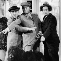 “The Three Stooges” - Moe Howard, Curly Howard and Larry Fine