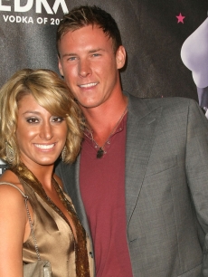 Vienna Girardi and Kasey Kahl smile at SVEDKA’s Night of a Billion Reality Stars Gala in Los Angeles on April 7, 2011