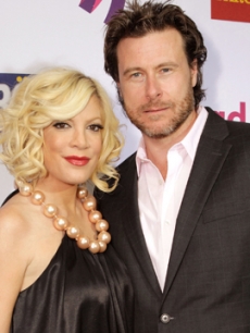 Tori Spelling and Dean McDermott at the 2011 GLAAD Awards in Los Angeles on April 10, 2011