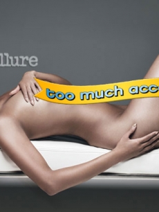 R&B singer Keri Hilson in Allure magazine’s “Nudes” special issue
