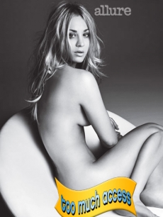Kaley Cuoco appears in Allure magazine’s “Nudes” special issue