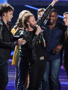 Paul McDonald says farewell to “American Idol” on April 14, 2011