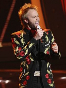 Paul McDonald performs on “American Idol” on April 13, 2011