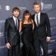 Dave Haywood, Hillary Scott and Charles Kelley of Lady Antebellum arrive at the 46th Annual Academy Of Country Music Awards RAM Red Carpet held at the MGM Grand Garden Arena in Las Vegas on April 3, 2011